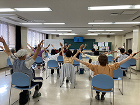 百歳体操「おさらい会」